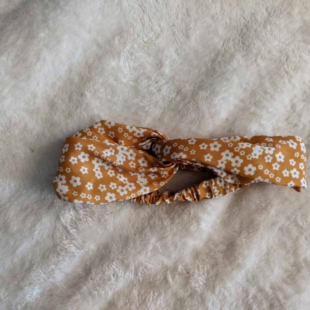 Yellow Floral Headband